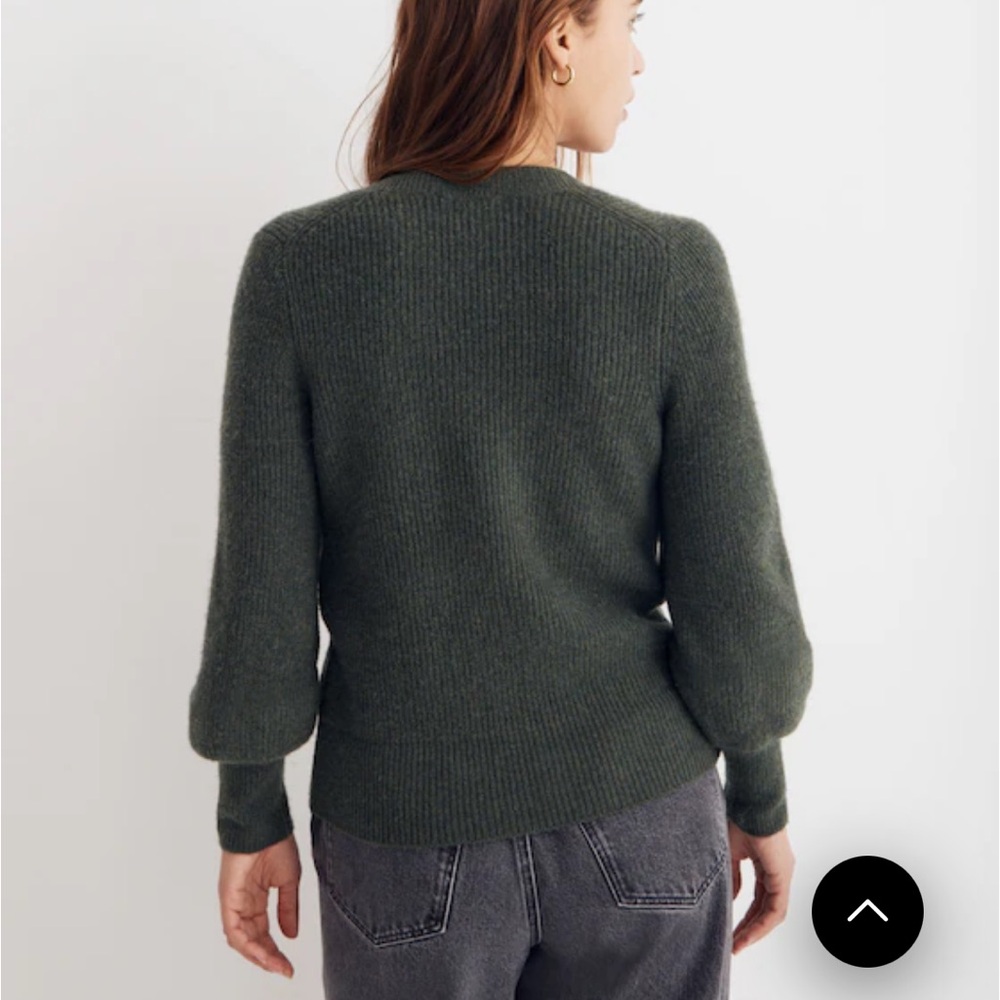 Madewell Melwood Square-Neck Pullover Sweater in Coziest Yarn - Picture 3 of 6